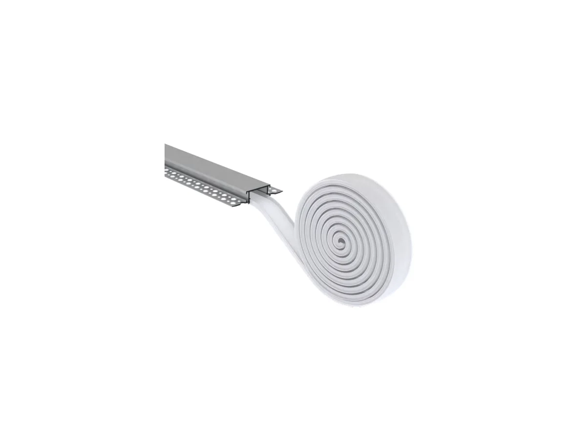 Plaster-In Aluminum LED Channel 28.5 × 13.9 mm — 6.56 ft (2 m)