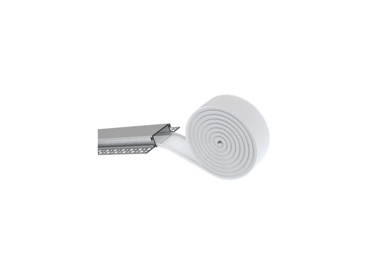 Plaster-In Aluminum LED Channel 48 × 18.5 mm — 6.56 ft (2 m)