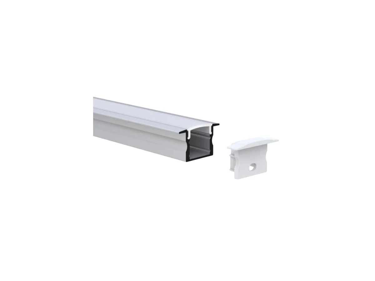 Recessed Aluminum LED Channel 17 × 15.5 mm — 6.56 ft (2 m)