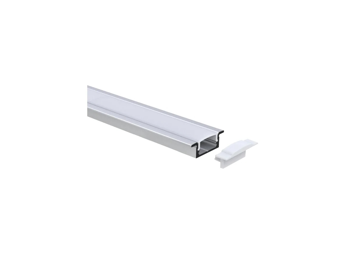 Recessed Aluminum LED Channel 17 × 8.8 mm — 6.56 ft (2 m)