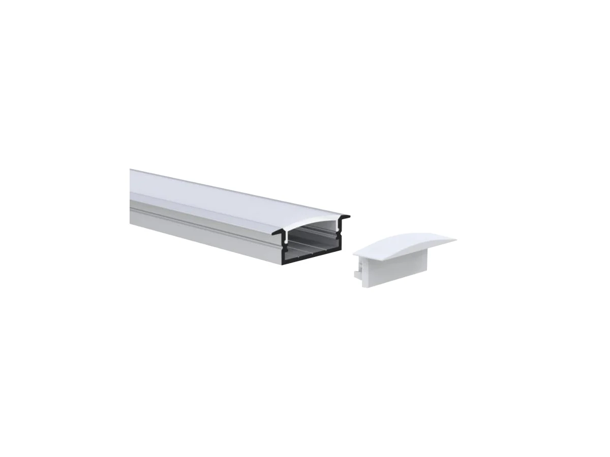 Recessed Aluminum LED Channel 23 × 11.2 mm — 6.56 ft (2 m)