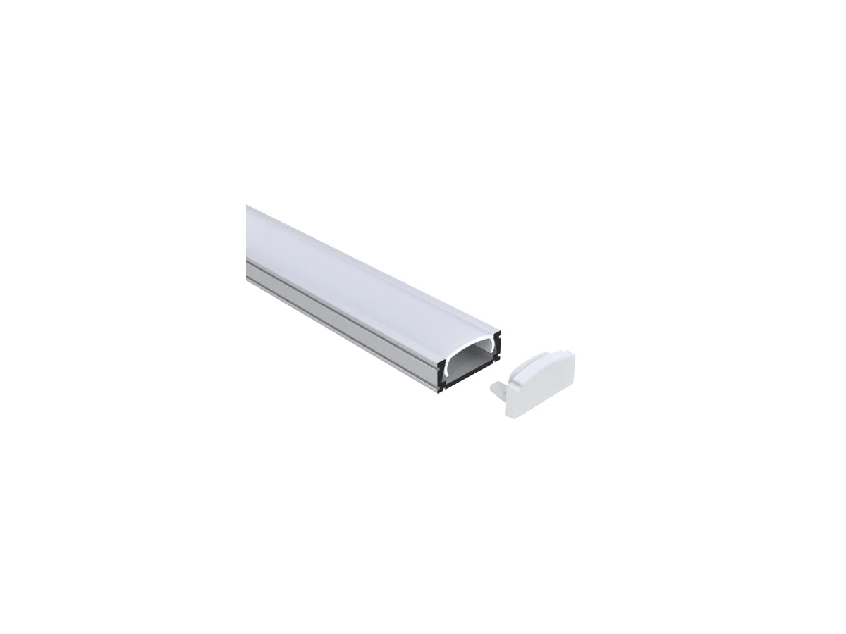 Surface Mount Aluminum LED Channel 15.1 × 7.1 mm — 6.56 ft (2 m)