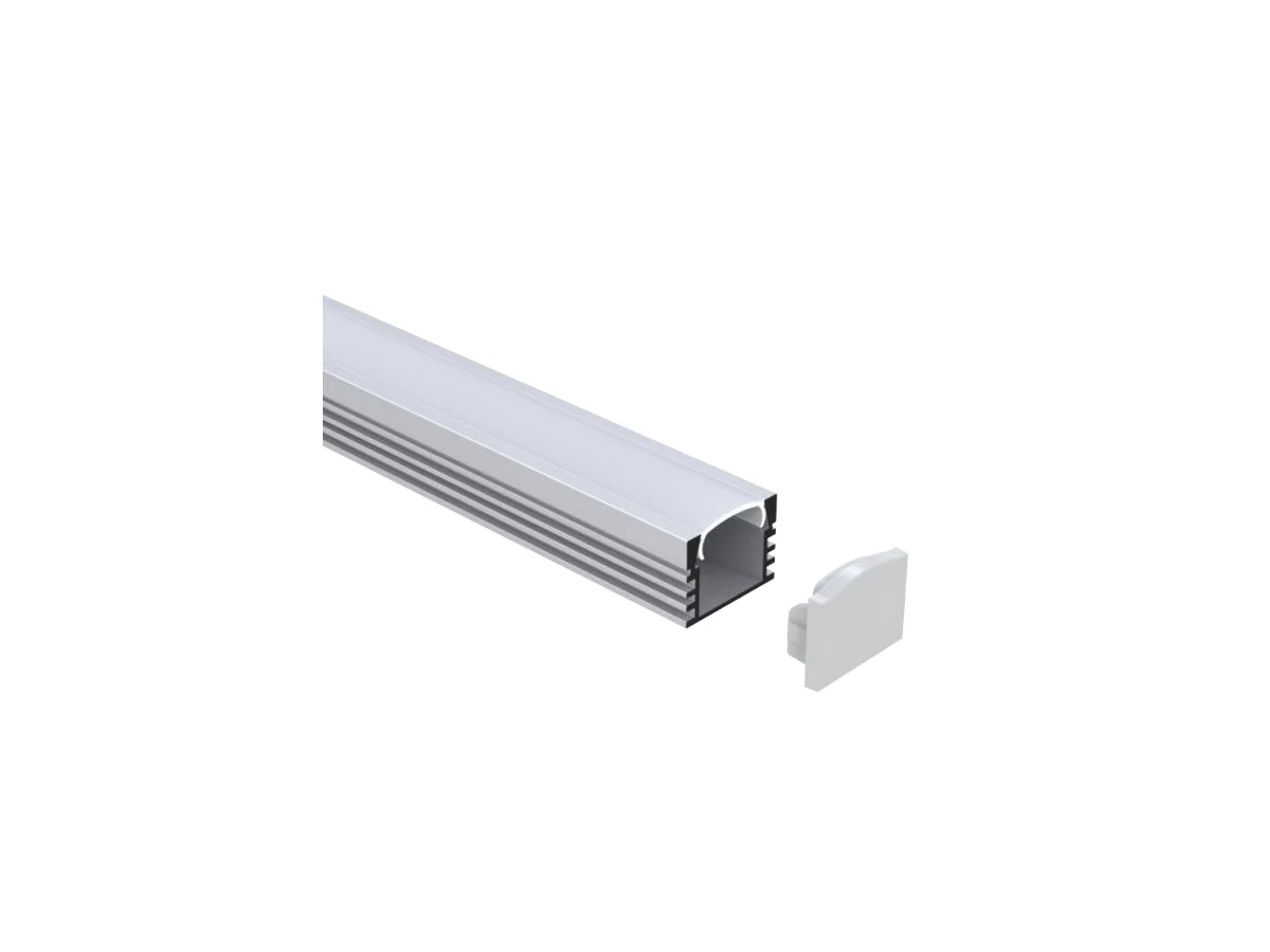 Surface Mount Aluminum LED Channel 16 × 13.1 mm — 6.56 ft (2 m)