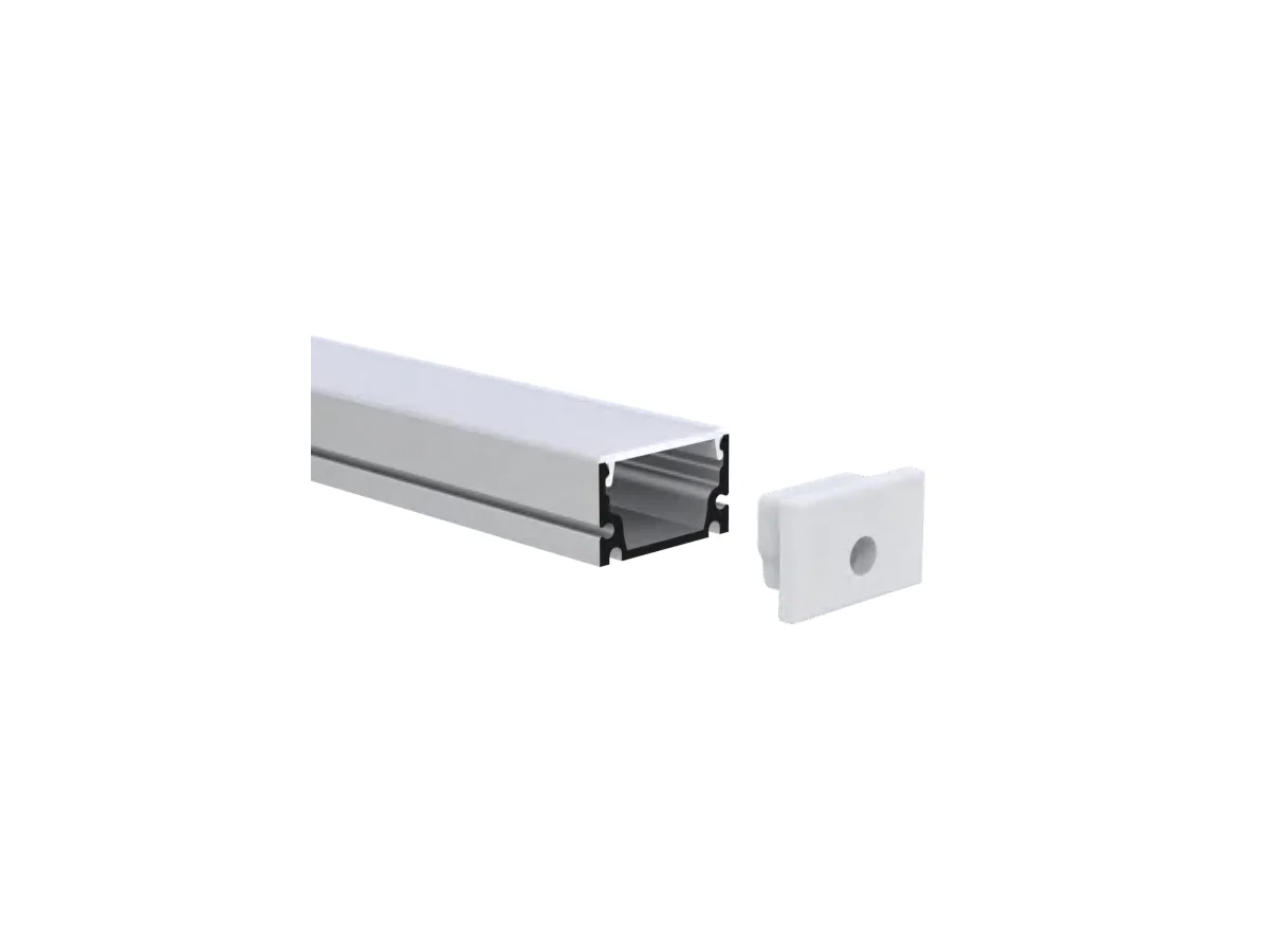 Surface Mount Aluminum LED Channel 17 × 10 mm — 6.56 ft (2 m)