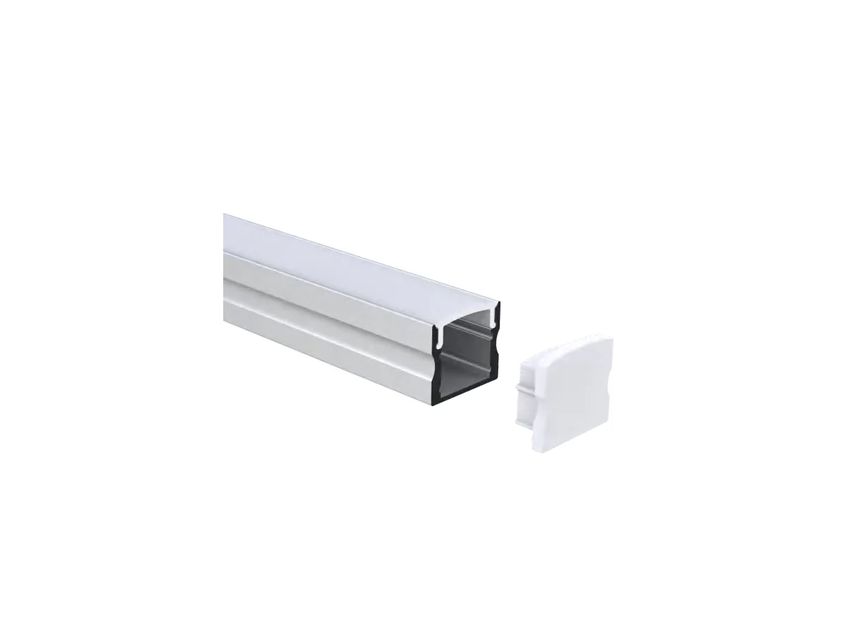 Surface Mount Aluminum LED Channel 17 × 15.4 mm — 6.56 ft (2 m)