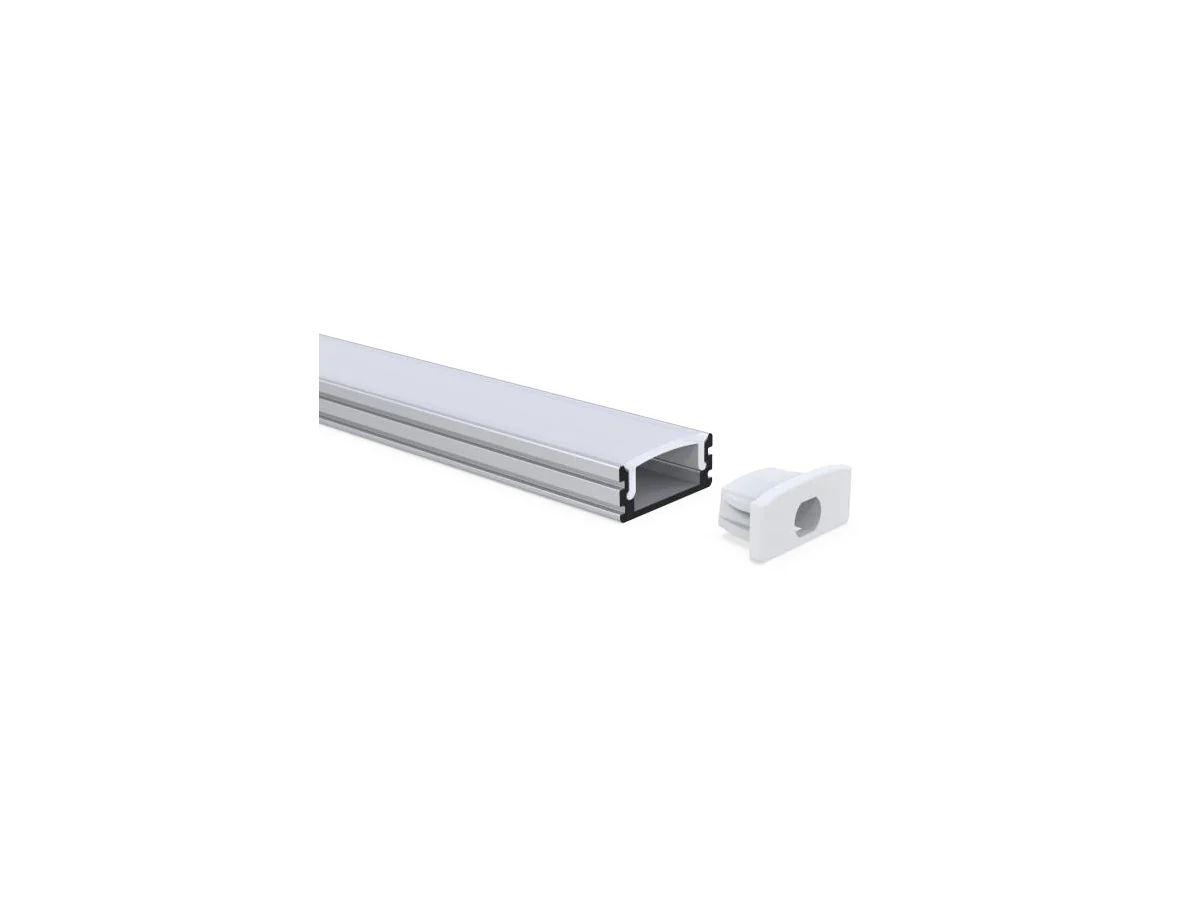 Surface Mount Aluminum LED Channel 17.4 × 8.5 mm — 6.56 ft (2 m)