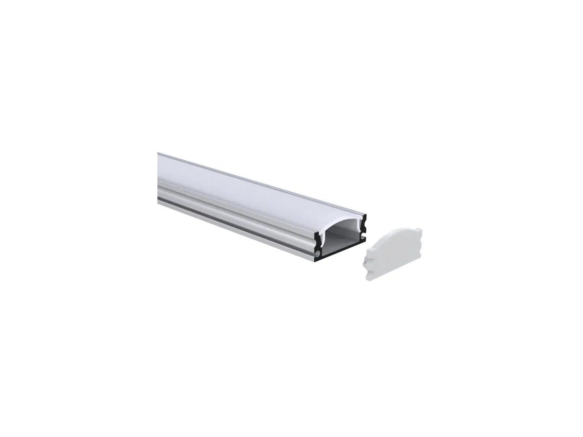 Surface Mount Aluminum LED Channel 17.6 × 8.5 mm — 6.56 ft (2 m)