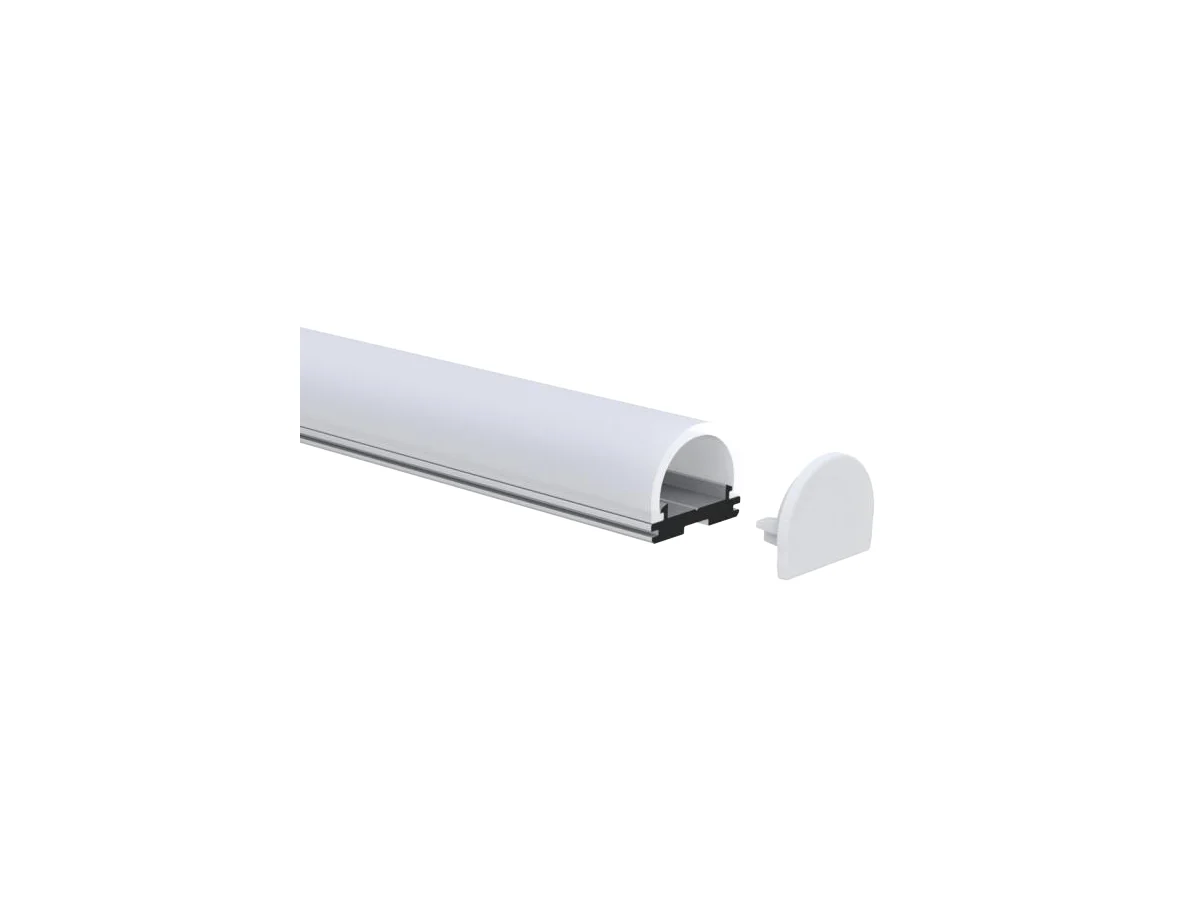 Surface Mount Aluminum LED Channel 18.6 × 14.7 mm — 6.56 ft (2 m)
