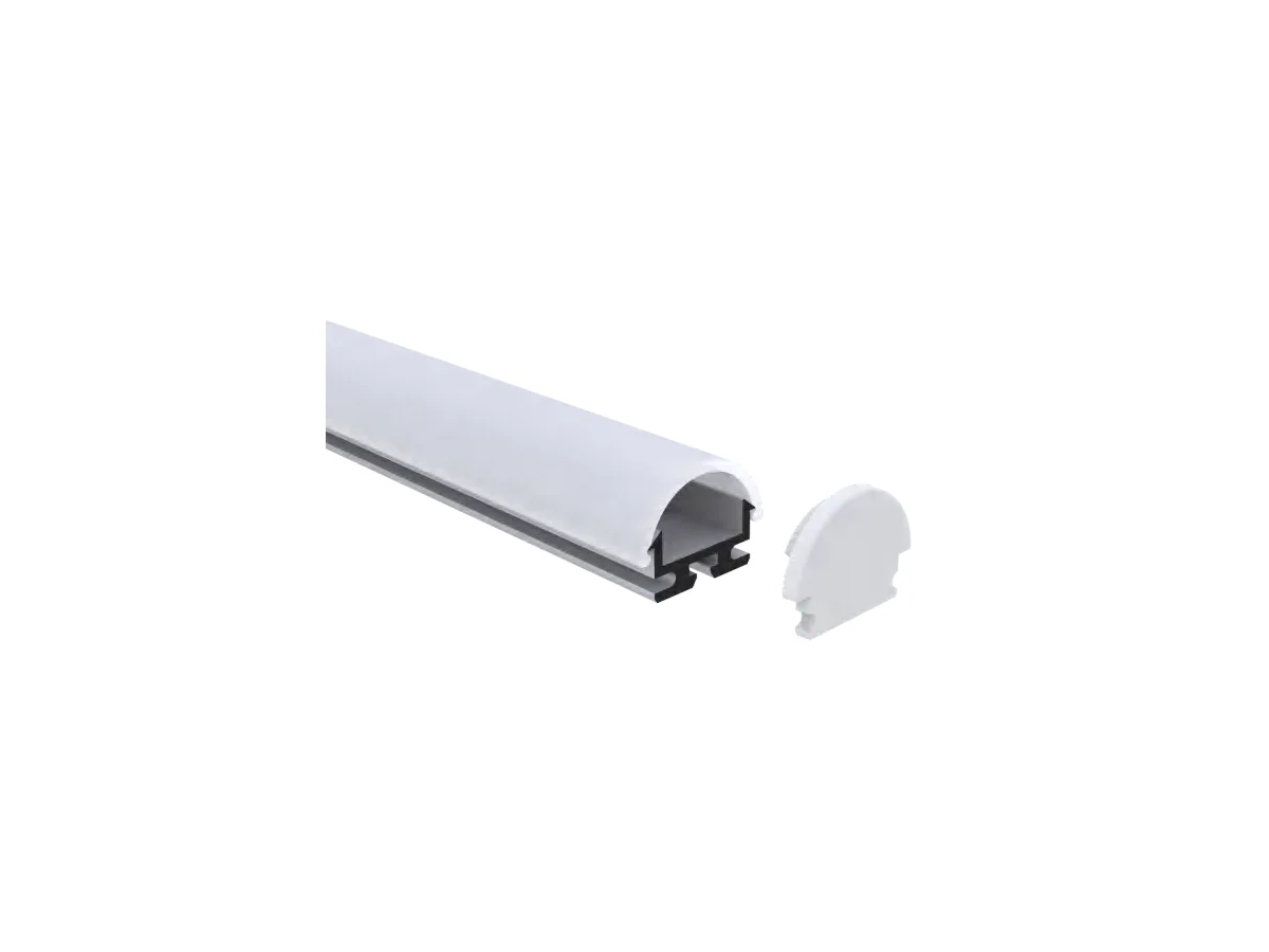 Surface Mount Aluminum LED Channel 19 × 15 mm — 6.56 ft (2 m)