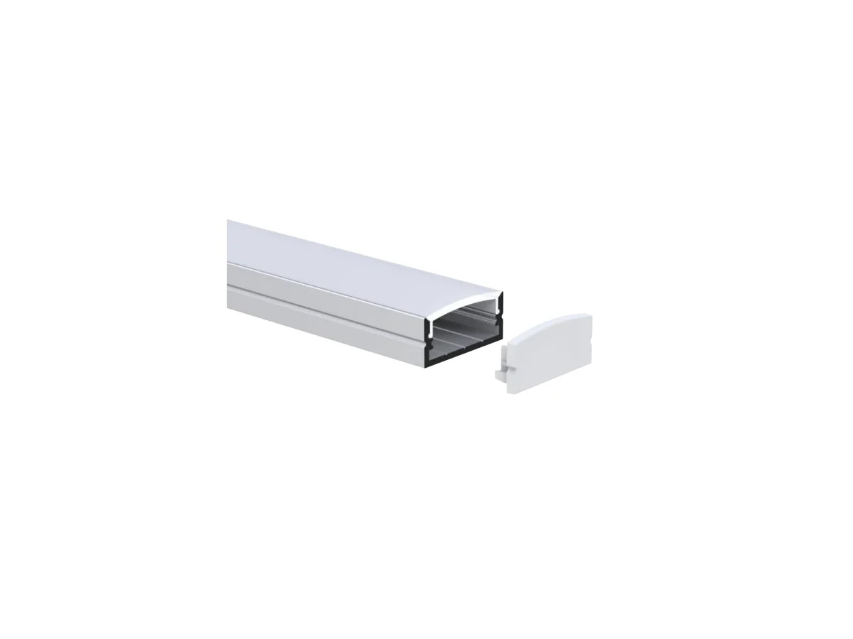 Surface Mount Aluminum LED Channel 23 × 11.2 mm — 6.56 ft (2 m)