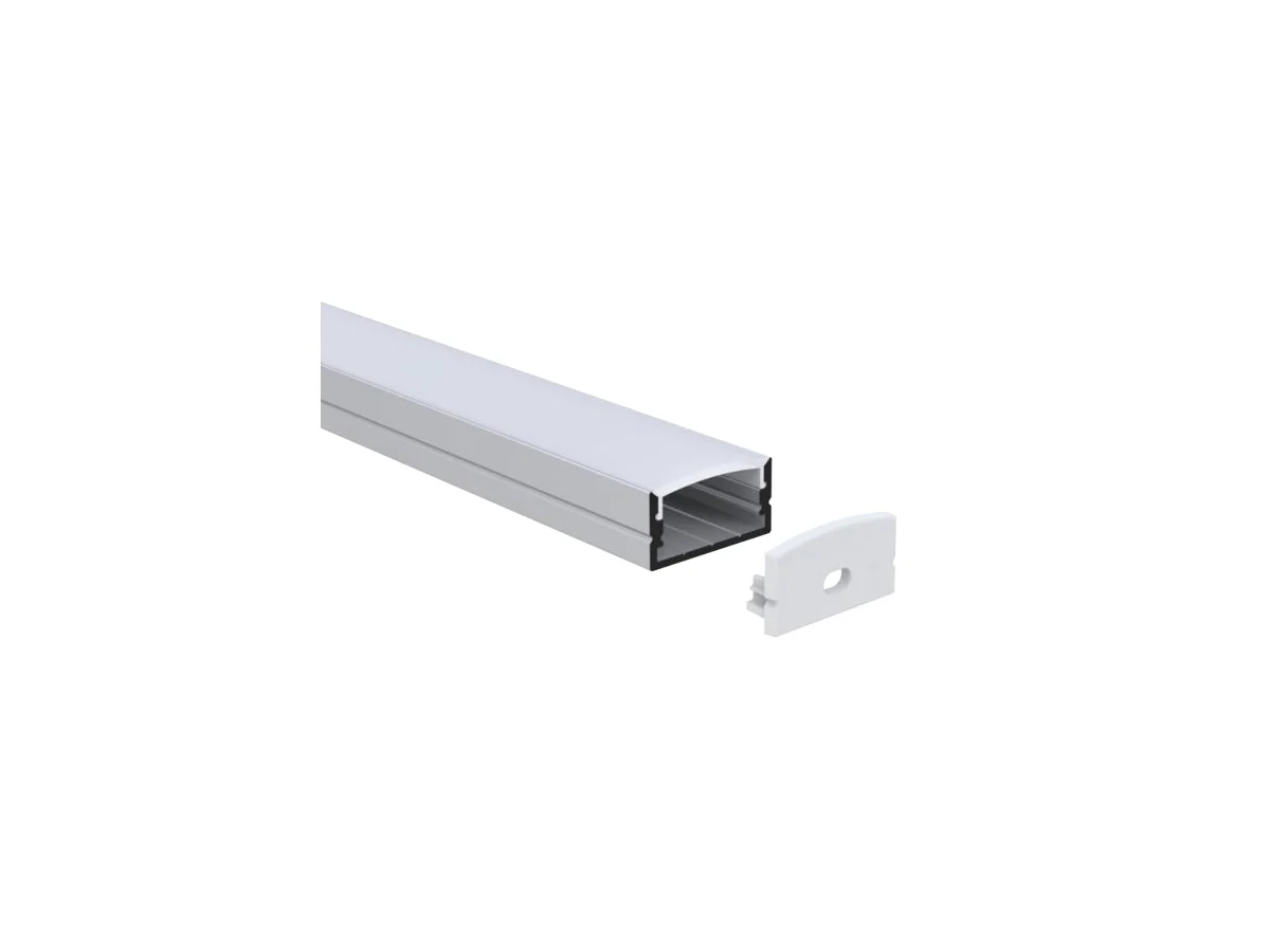 Surface Mount Aluminum LED Channel 23 × 12.7 mm — 6.56 ft (2 m)