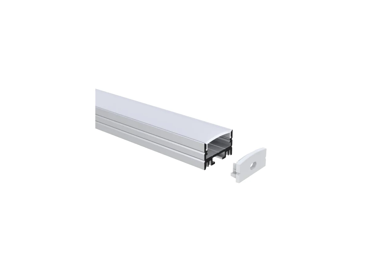 Surface Mount Aluminum LED Channel 23 × 15.5 mm — 6.56 ft (2 m)