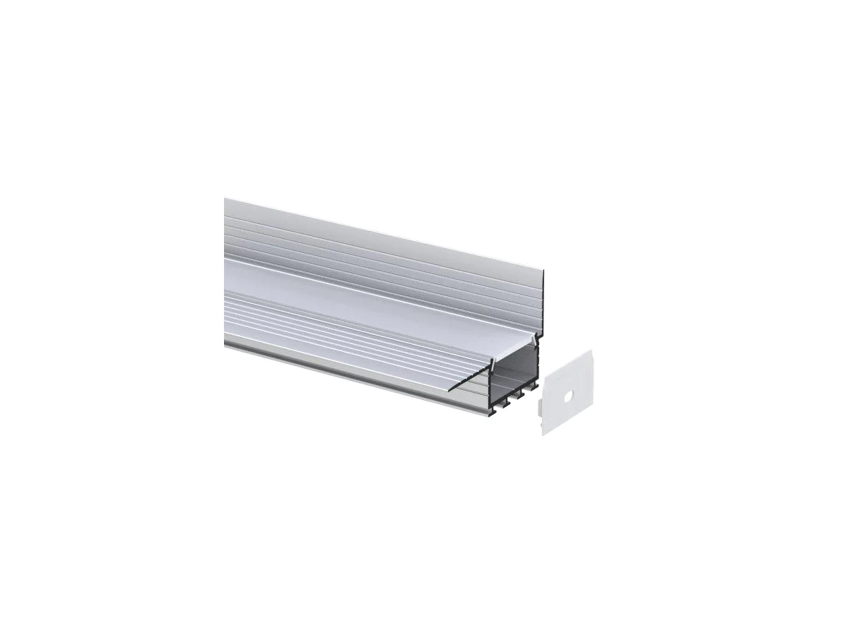 Wall Wash Aluminum LED Channel 26.8 × 35.6 mm — 6.56 ft (2 m)