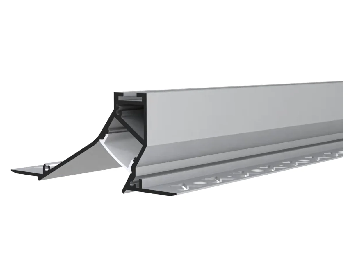 Wall Wash Aluminum LED Channel 20.6 × 45.3 mm — 6.56 ft (2 m)