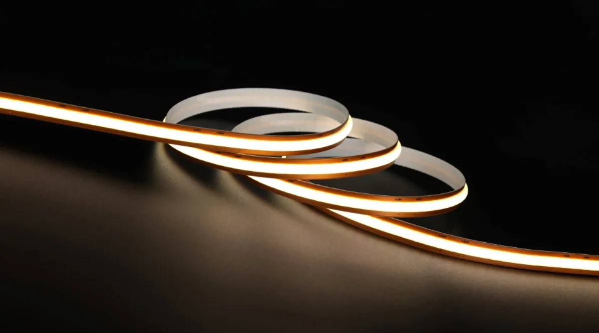 NARROW INDOOR FREE CUT COB LED Strip Static White 3.0 W/ft 24V 8 mm IP20