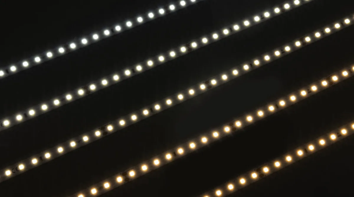 HIGH EFFICACY INDOOR SMD LED Strip Static White 1.5 W/ft 24V 10 mm IP20