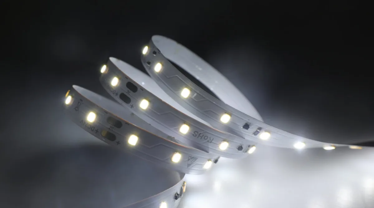 LONG RUN INDOOR SMD LED Strip Static White 1.5 W/ft 24V 10 mm IP20