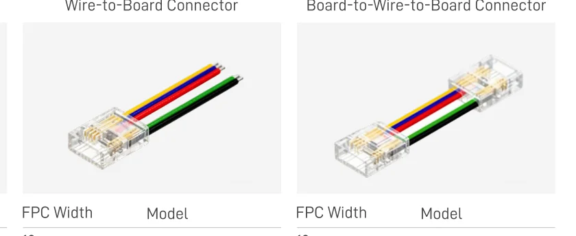 Link Connectors — RGBW / RGB+CCT (10-Pack)