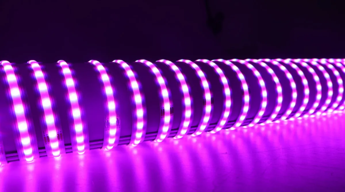INDOOR RGB COB LED Strip 3.7 W/ft 24V 10 mm IP20