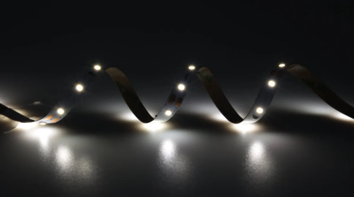 HIGH CRI 95+ INDOOR SMD LED Strip Static White 2.7 W/ft 24V 8 mm IP20