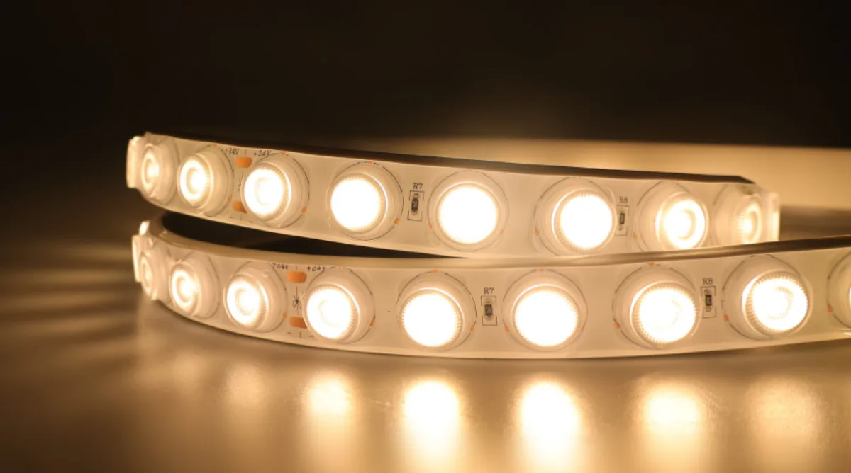 WALL WASHER CHAIN MODULAR LED Light Static White 14.6 W/ft 24V 40×26 mm IP67