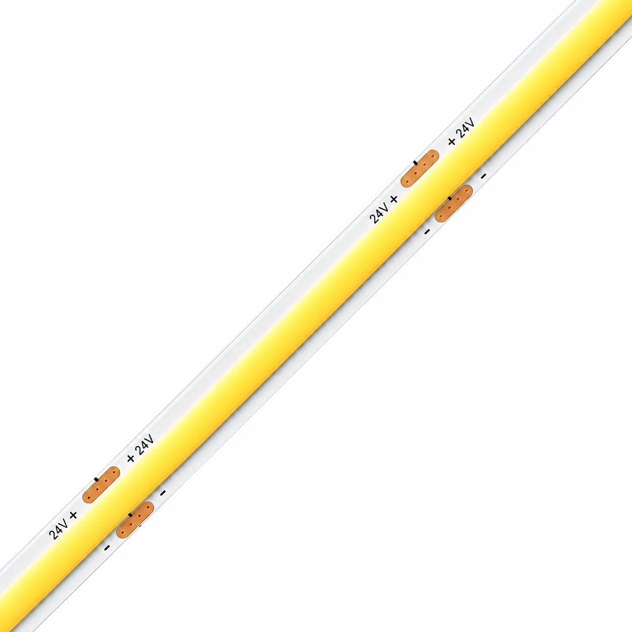 ESSENTIAL WATERPROOF COB LED Strip Static White 3.0 W/ft 24V 8 mm IP65/IP67 · 85 chips/ft